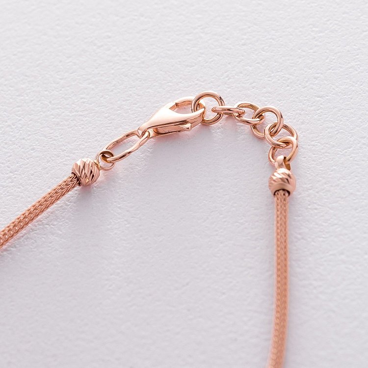 Золотий браслет з фіанітами б02983 від ювелірного магазину Онікс - 5