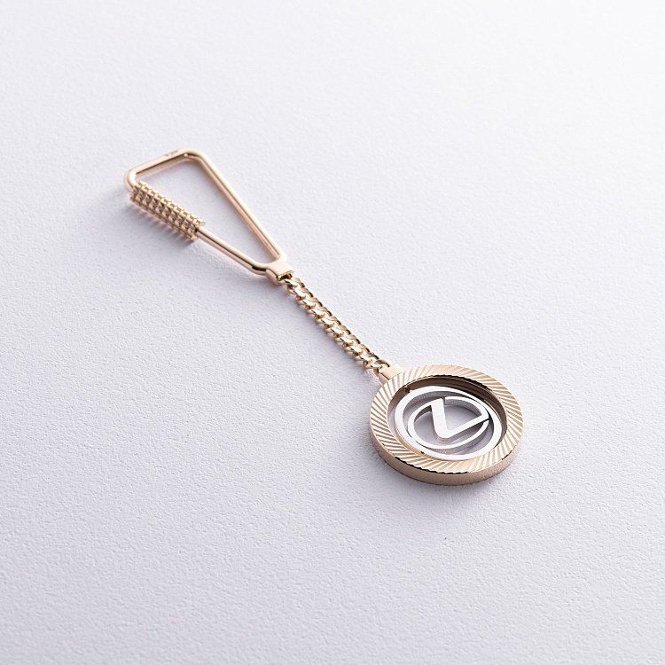 Золотой брелок "Lexus - Лексус" бр00025 от ювелирного магазина Оникс