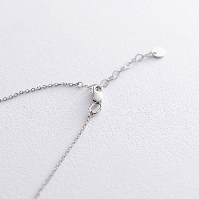 Золотое колье "Квадратики" кол01736 №5