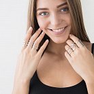 Серебряное кольцо 111733 от ювелирного магазина Оникс - 3