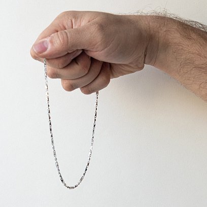 Срібний чоловічий ланцюжок ZANCAN ESC052 №2