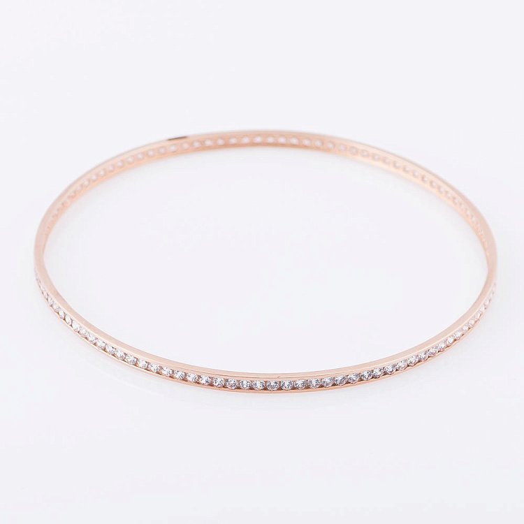 Золотий жіночий браслет з фіанітами б00689 від ювелірного магазину Онікс