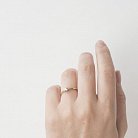 Золотое помолвочное кольцо (бриллианты) 501714 от ювелирного магазина Оникс - 3