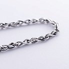 Мужской серебряный браслет "Бесконечность" 141654 от ювелирного магазина Оникс - 2