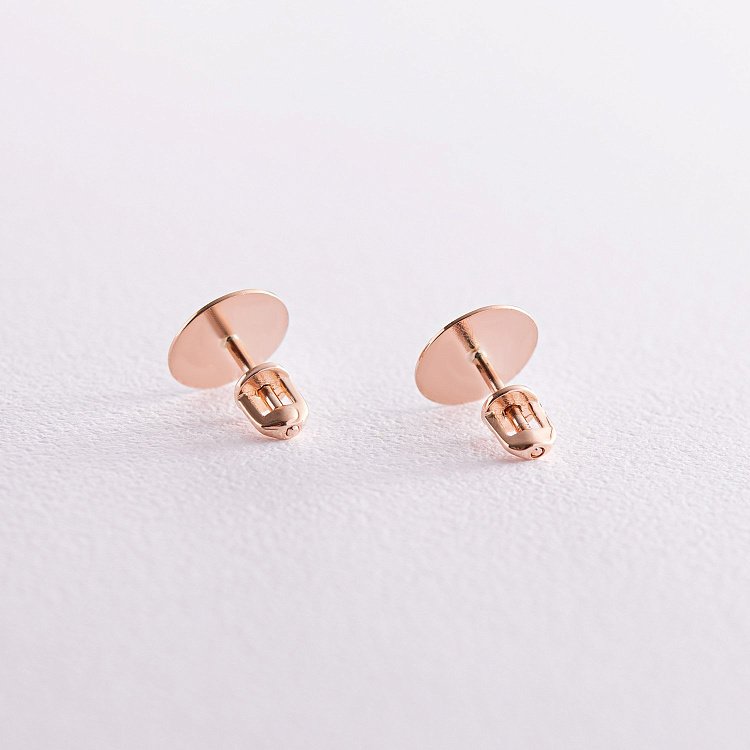 Золоті сережки - пусети "Кружечки" с08037 від ювелірного магазину Онікс - 2