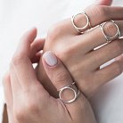 Срібний перстень "Кругообіг" 112250 от ювелирного магазина Оникс - 17