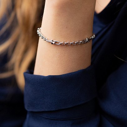 Браслет "Фантазия" в белом золоте б05195 №2