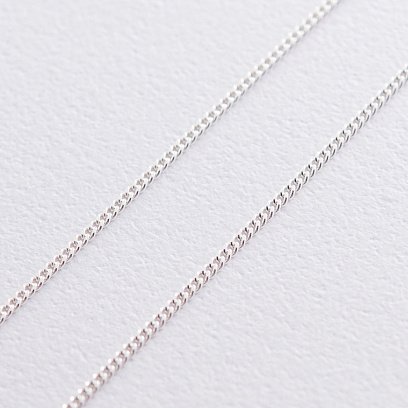 Срібний ланцюжок (панцирне плетіння) б010041 №2