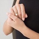 Эксклюзивное золотое кольцо к04260 от ювелирного магазина Оникс