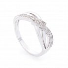 Золотий перстень з діамантами T03089R от ювелирного магазина Оникс