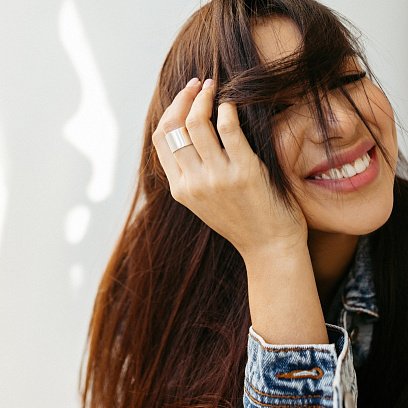 Широка каблучка "Плутон" в сріблі 112154 №8