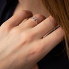 Помолвочное золотое кольцо с бриллиантом 220581121 от ювелирного магазина Оникс - 4