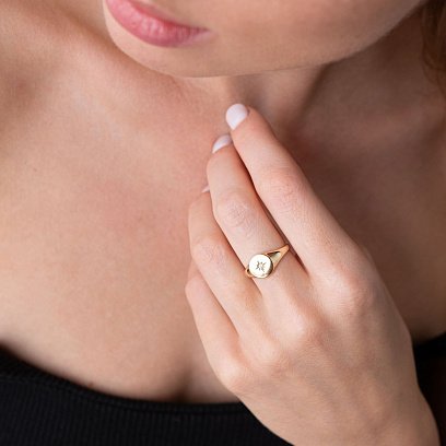 Золотое кольцо "Полярная звезда" к06742 №10