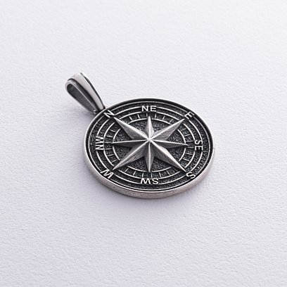 Срібний кулон "Компас. Полярна зірка" 133186 №7
