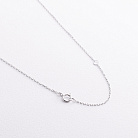 Золотое колье с бриллиантами и топазом "Лондон Голубой" колб0195sm от ювелирного магазина Оникс - 3