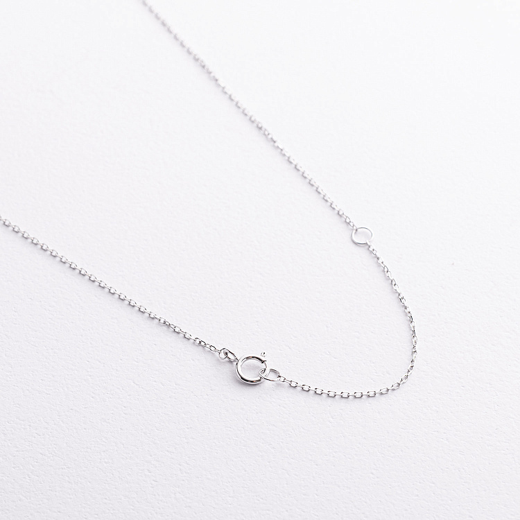 Золотое колье с бриллиантами и топазом "Лондон Голубой" колб0195sm от ювелирного магазина Оникс - 3