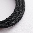 Шелковый шнурок с серебряной застежкой 18717 от ювелирного магазина Оникс - 1