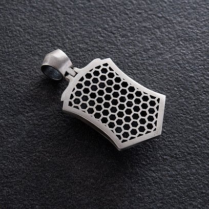 Мужской серебряный кулон "Воин" 378 №6