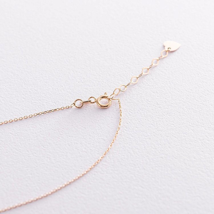 Кольє "Амелія" в жовтому золоті (фіаніт) кол01904 від ювелірного магазину Онікс - 6