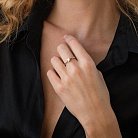 Помолвочное золотое кольцо с бриллиантом 22461521 от ювелирного магазина Оникс - 3