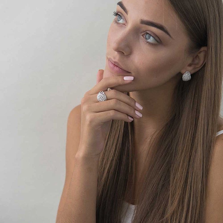 Золоті сережки з діамантами MB2570Egm від ювелірного магазину Онікс - 3