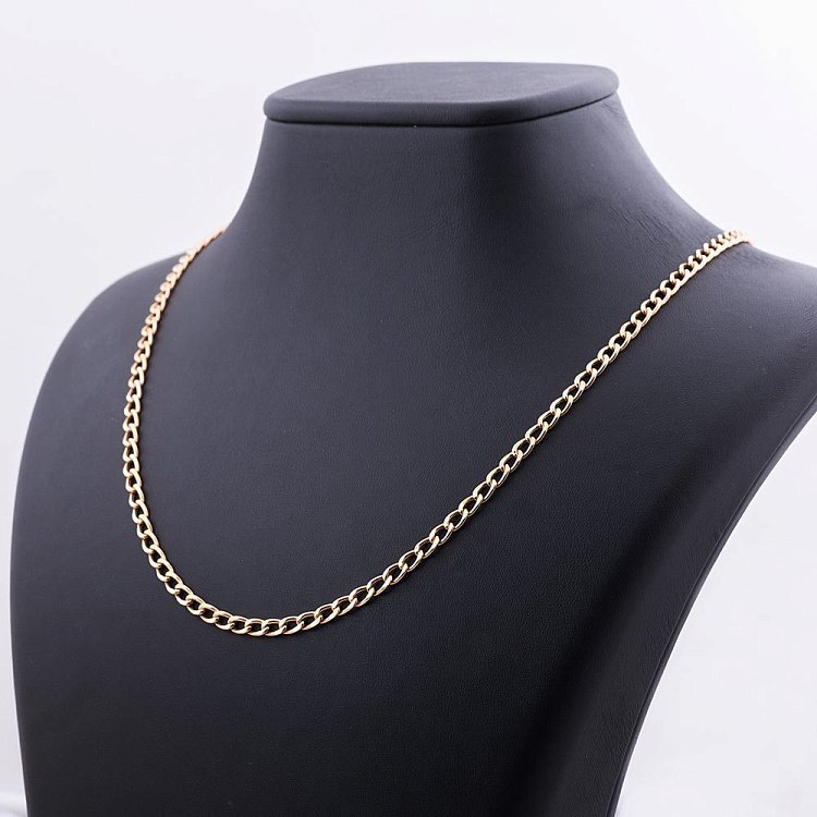 Ланцюжок золотий панцирне плетіння (3.5 мм) ц00039-3.5 від ювелірного магазину Онікс - 4