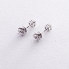 Золоті сережки-пусети (діамант) с172ar от ювелирного магазина Оникс - 2