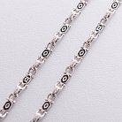 Мужская серебряная цепочка (эмаль) 0.5 см Ц0024ч от ювелирного магазина Оникс - 2