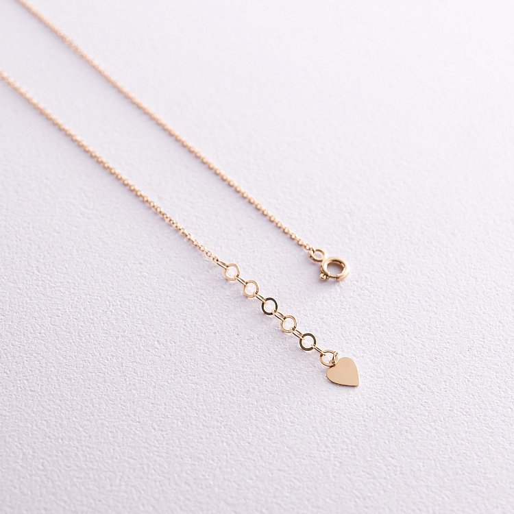 Золоте кольє "Хрестик" з фіанітами кол02202 від ювелірного магазину Онікс - 7