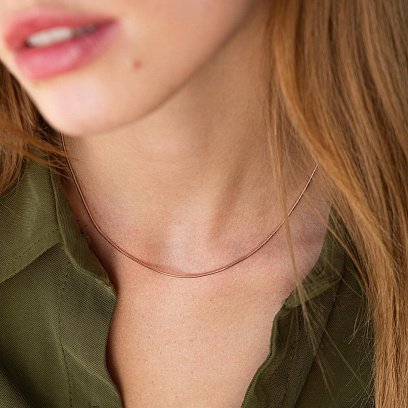 Золотий ланцюжок плетіння Снейк (1.5 мм) ц00003-1.5 №4