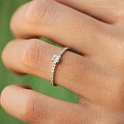 Помолвочное кольцо с бриллиантами (белое золото) 225761121 от ювелирного магазина Оникс - 1