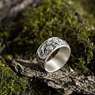 Серебряное кольцо "Карп и волны" 7021 от ювелирного магазина Оникс - 9