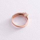 Золотое кольцо с фианитами к06386 от ювелирного магазина Оникс - 2
