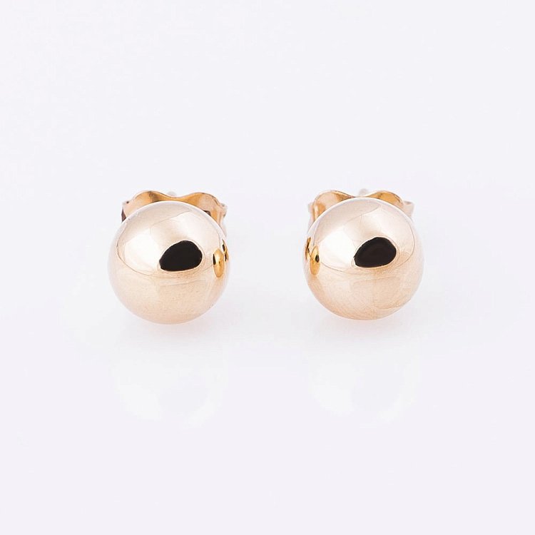 Золоті сережки - пусети кульки с04897 від ювелірного магазину Онікс - 2
