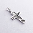 Срібний хрест "Розп'яття. Спаси і Збережи" кду-16 от ювелирного магазина Оникс - 6