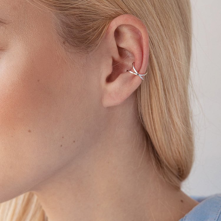 Срібна сережка - каффа 123203 від ювелірного магазину Онікс - 5