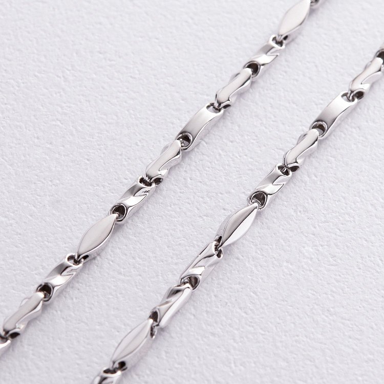 Кольє - ланцюжок у білому золоті кол02410 від ювелірного магазину Онікс - 2