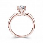 Золотое помолвочное кольцо с бриллиантом zbrdr1352218 от ювелирного магазина Оникс - 4