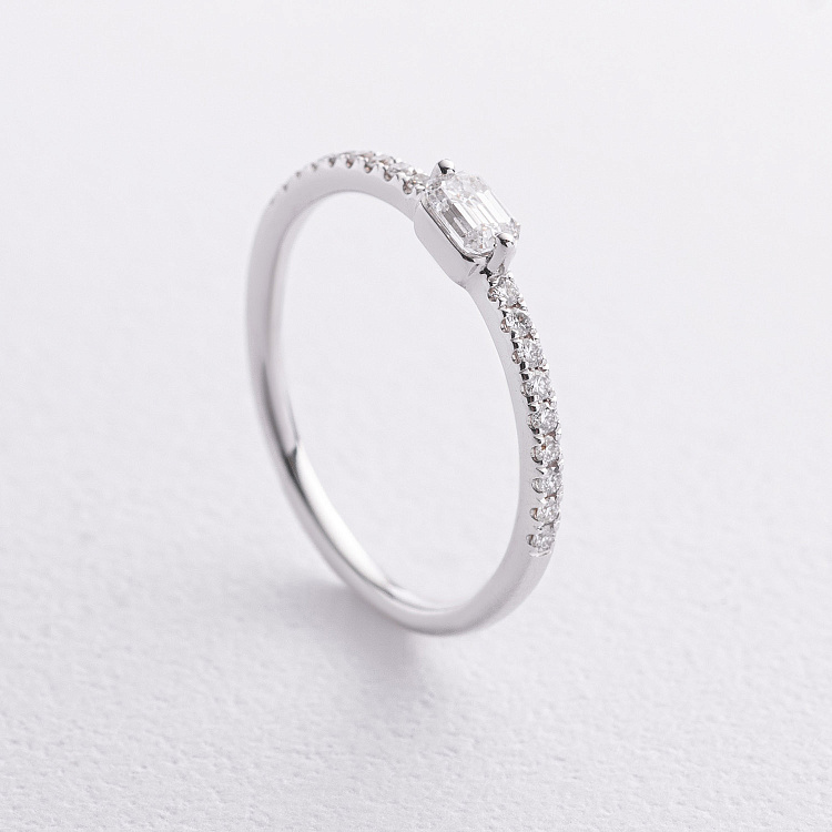 Золота каблучка з діамантами кб0685ri від ювелірного магазину Онікс