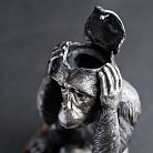 Серебряная фигура ручной работы (пепельница и зажигалка) 23112 от ювелирного магазина Оникс - 3