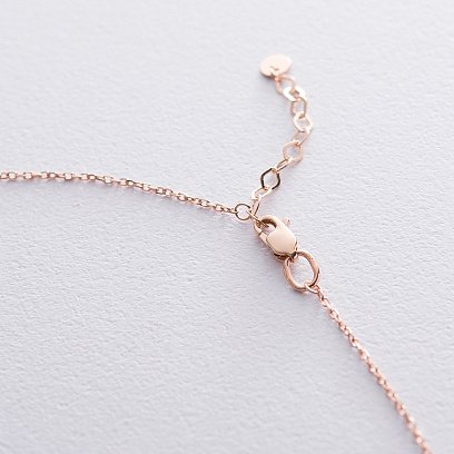 Золотое колье "Монетки и ангелочки" кол01590 №4