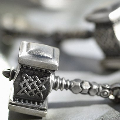 Срібний кулон "Молот Сварога" 218 №25