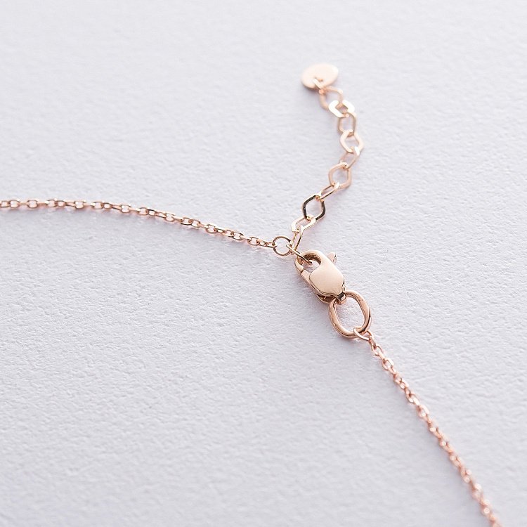 Золотое колье "Монетки и ангелочки" кол01590 от ювелирного магазина Оникс - 3