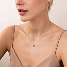 Золоті сережки - пусети "Кругообіг" (чорні діаманти) 0.8 см сб0356di от ювелирного магазина Оникс - 3