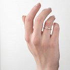 Золотое помолвочное кольцо с бриллиантом р0598к от ювелирного магазина Оникс - 3