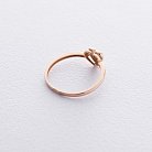 Золотое кольцо "Сердечко" к05541 от ювелирного магазина Оникс - 2