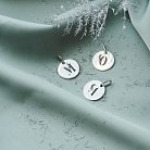 Срібний кулон "Буква" 132724бук от ювелирного магазина Оникс - 8