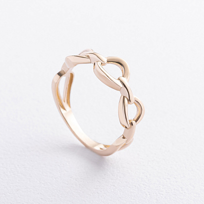 Кольцо "Erin" в желтом золоте к08477 №2