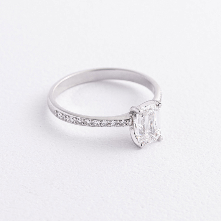 Помолвочное золотое кольцо с бриллиантами 244511121 от ювелирного магазина Оникс - 1