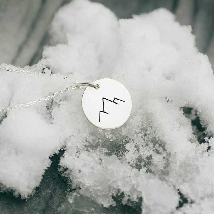 Серебряный кулон "Горы" 132724гр от ювелирного магазина Оникс - 3